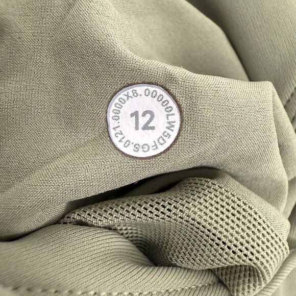 Lululemon Sz 12 Keep Moving Pant Stretch High Rise 7/8 Length Rosemary Green NEW - Picture 11 of 16